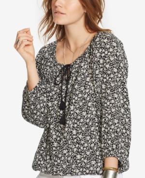 Denim & Supply Ralph Lauren Floral-print Gauze Top