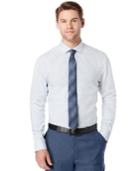 Perry Ellis Long-sleeve Check-print Woven Shirt