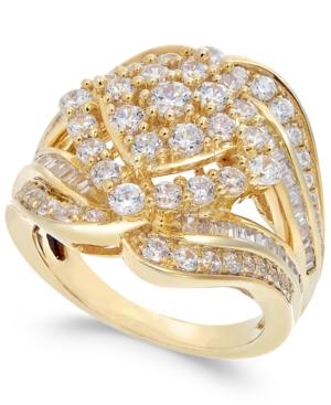 Diamond Cluster Statement Ring (2 Ct. T.w.) In 14k Gold