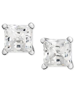 Near Colorless Princess-cut Diamond Stud Earrings In 14k White Gold (1-1/4 Ct. T.w.)