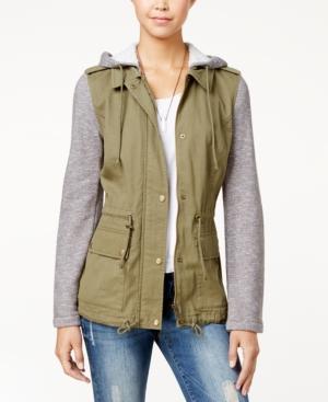 American Rag Knit-trim Hooded Anorak Jacket, Only At Macy's