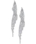 Say Yes To The Prom Silver-tone Pave Swirl Drop Earrings, A Macy's Exclusive Style