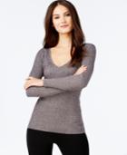 Inc International Concepts Ribbed V-neck Sweater, Only At Macy's