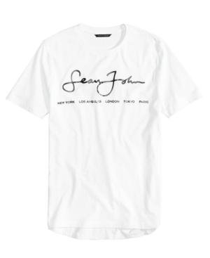 Sean John Men's Signature Script T-shirt