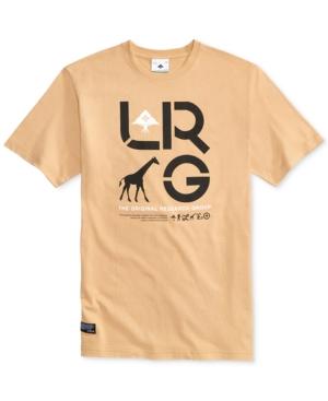 Lrg Men's Cluster Graphic-print Logo Cotton T-shirt