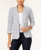 Maison Jules Three-quarter-sleeve Knit Blazer, Only At Macy's