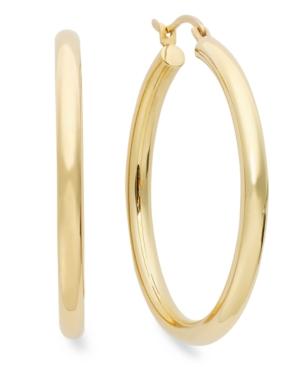 14k Gold Earrings, Signature Gold Hoop Earrings