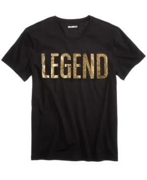 William Rast Men's Legend Metallic-print T-shirt