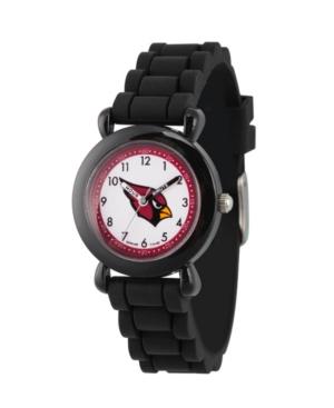 Gametime Nfl Arizona Cardinals Kids' Black Plastic Time Teacher Watch