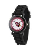 Gametime Nfl Arizona Cardinals Kids' Black Plastic Time Teacher Watch