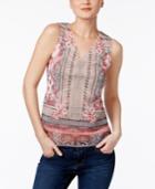 Inc International Concepts Petite Printed Tank, Created For Macy's