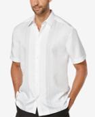 Cubavera Big And Tall Ombre Embroidered Short-sleeve Shirt