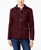 Charter Club Quilted Water-resistant Jacket, Only At Macy's