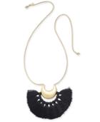 Trina Turk X I.n.c. Gold-tone Tassel Crescent 32 Pendant Necklace, Created For Macy's