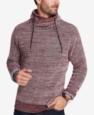 Weatherproof Men's Marled Funnel-neck Sweater