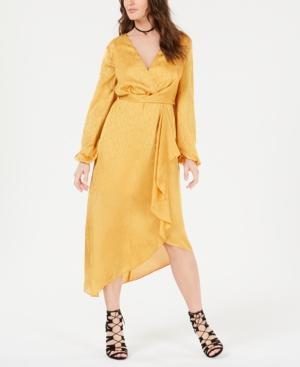 Guess Bijou Tonal Wrap Dress