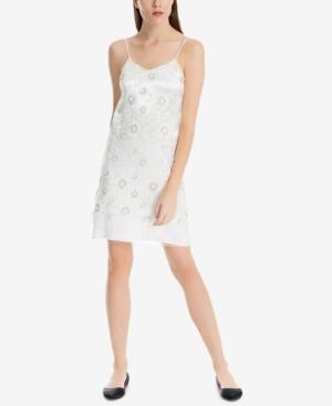 Max Studio London Embroidered Sequined Slip Dress, Created For Macy's