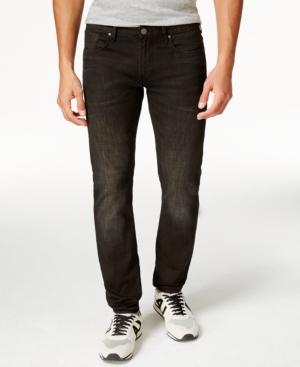 Armani Jeans Men's Tasche Slim-fit Black Jeans