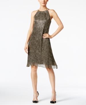 Alfani Metallic Hardware Halter Dress, Only At Macy's