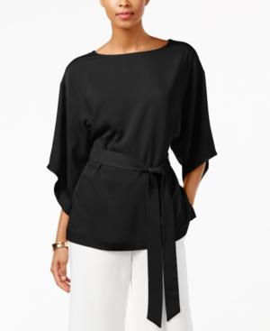 Eci Kimono-sleeve Tie-waist Blouse