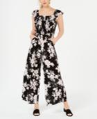 American Rag Juniors' Ruffle-sleeve Jumpsuit, Created For Macy's