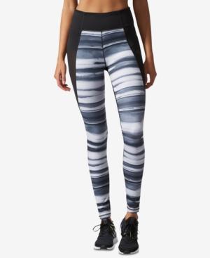 Adidas Performer Climalite Oxidized Striped Leggings