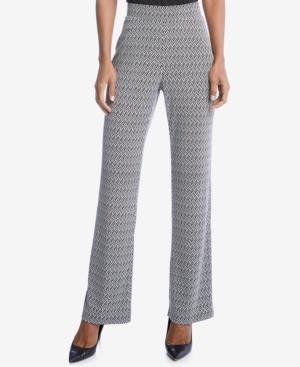 Karen Kane Printed Straight-leg Pants