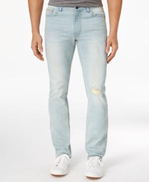 Calvin Klein Jeans Men's Slim-straight Fit Stretch Big Sur Ripped Jeans