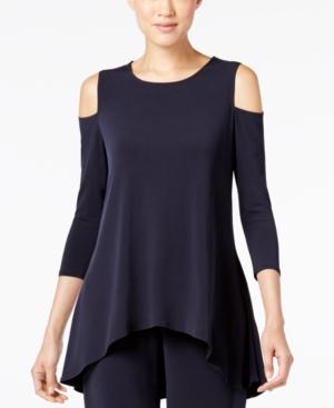 Alfani Cold-shoulder Swing Top, Only At Macy's