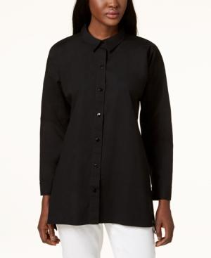 Eileen Fisher Organic Cotton Tunic Shirt, Regular & Petite Sizes