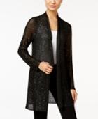 Alfani Petite Sequin Duster Cardigan, Only At Macy's