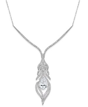 Eliot Danori Silver-tone Ornate Crystal Collar Necklace, Only At Macy's