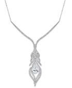 Eliot Danori Silver-tone Ornate Crystal Collar Necklace, Only At Macy's