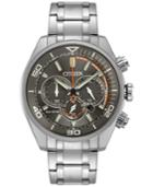 Citizen Men's Chronograph Titanium Stainless Steel Bracelet Watch 45mm Ca4330-57h, A Macy's Exclusive