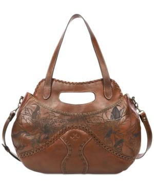 Patricia Nash Cuban Burned Large Bayamo Satchel