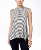 Style & Co. Sleeveless Striped Top, Only At Macy's