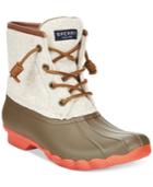 Sperry Women's Saltwater Duck Booties, Only At Macy's Women's Shoes