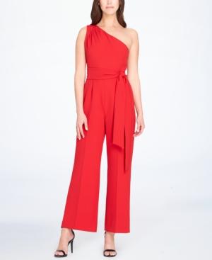 Tahari Asl One-shoulder Jumpsuit