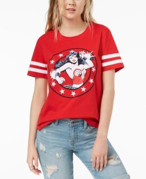 Hybrid Juniors' Wonder Woman Graphic-print T-shirt