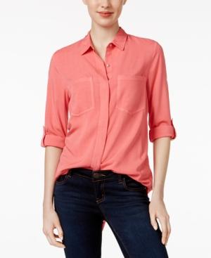 Calvin Klein Jeans Split-back Utility Shirt