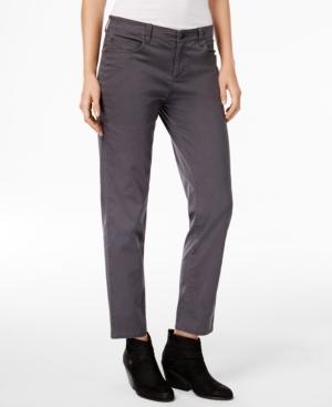 Eileen Fisher Organic Cotton-blend Cropped Boyfriend Jeans