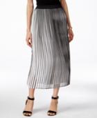 Ny Collection Printed Crinkle Midi Skirt