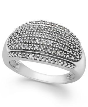 Victoria Townsend Diamond Dome Ring In 18k Gold Over Sterling Silver (1/4 Ct. T.w.)