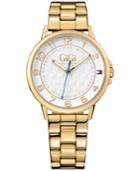 Tommy Hilfiger Gigi Hadid Women's Gold-tone Stainless Steel Bracelet Watch 38mm 1781722