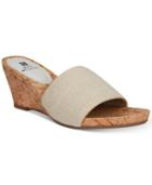 White Mountain Aleah Slide Wedge Sandals Women's Shoes