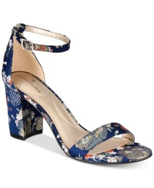 Bandolino Armory Two-piece Block Heel Sandals Women's Shoes