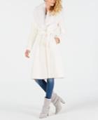 Guess Maria Faux-fur Collar Belted Coat
