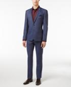 Nick Graham Men's Extra Slim Fit Blue Denim Suit