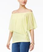 Thalia Sodi Convertible Off-the-shoulder Top, Created For Macy's