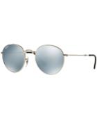 Ray-ban Round Metal Folding Sunglasses, Rb3532